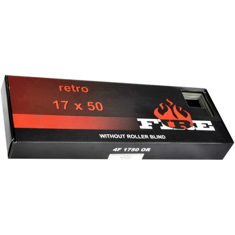 Решітка камінна 4FIRE 17х50 ретро
