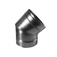 Коліно термо 0,5 мм нерж/оц Ф120/180 мм 45° Versia-Lux