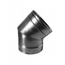 Коліно термо 0,5 мм нерж/оц Ф120/180 мм 45° Versia-Lux