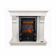 Каминокомплект ASTRA FLAME Гелиос White + Прометей