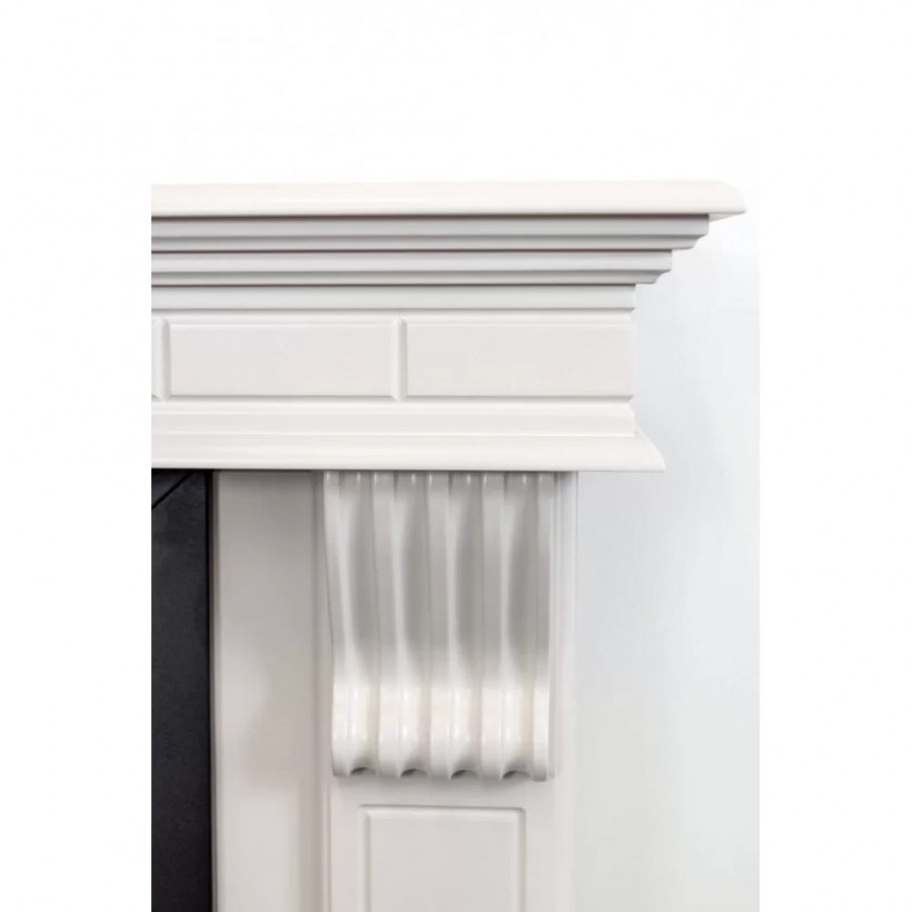 Каминокомплект ASTRA FLAME Гелиос White + Прометей