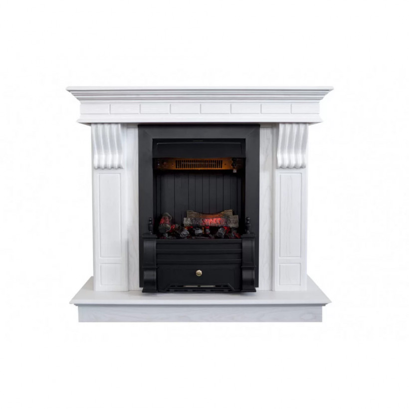 Каминокомплект ASTRA FLAME Гермес White + Прометей