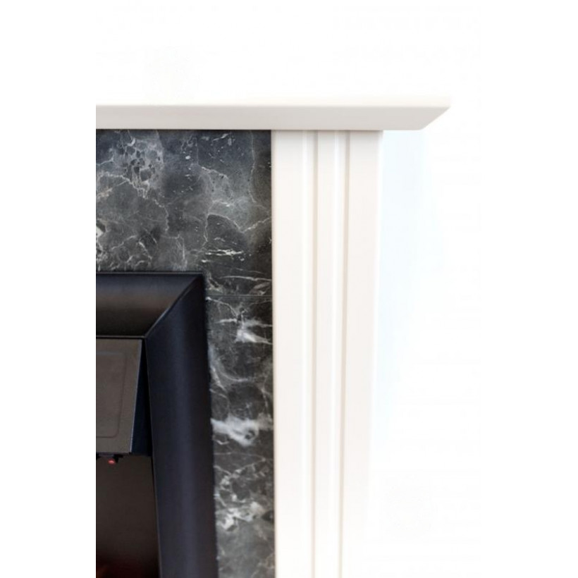 Каминокомплект ASTRA FLAME Делавер black + INVER BLACK