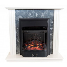 Каминокомплект ASTRA FLAME Делавер black + INVER BLACK