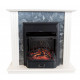 Каминокомплект ASTRA FLAME Делавер black + INVER BLACK