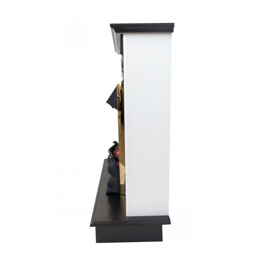 Каминокомплект ASTRA FLAME Иллинойс black + HORTON BRASS