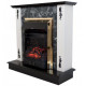 Каминокомплект ASTRA FLAME Иллинойс black + INVER BRASS