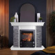 Каминокомплект ASTRA FLAME Манітоба Grey + Прометей