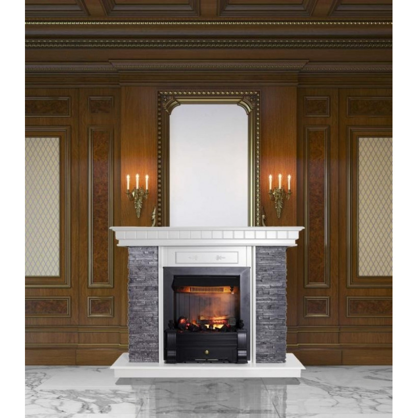 Каминокомплект ASTRA FLAME Манітоба Grey + Прометей