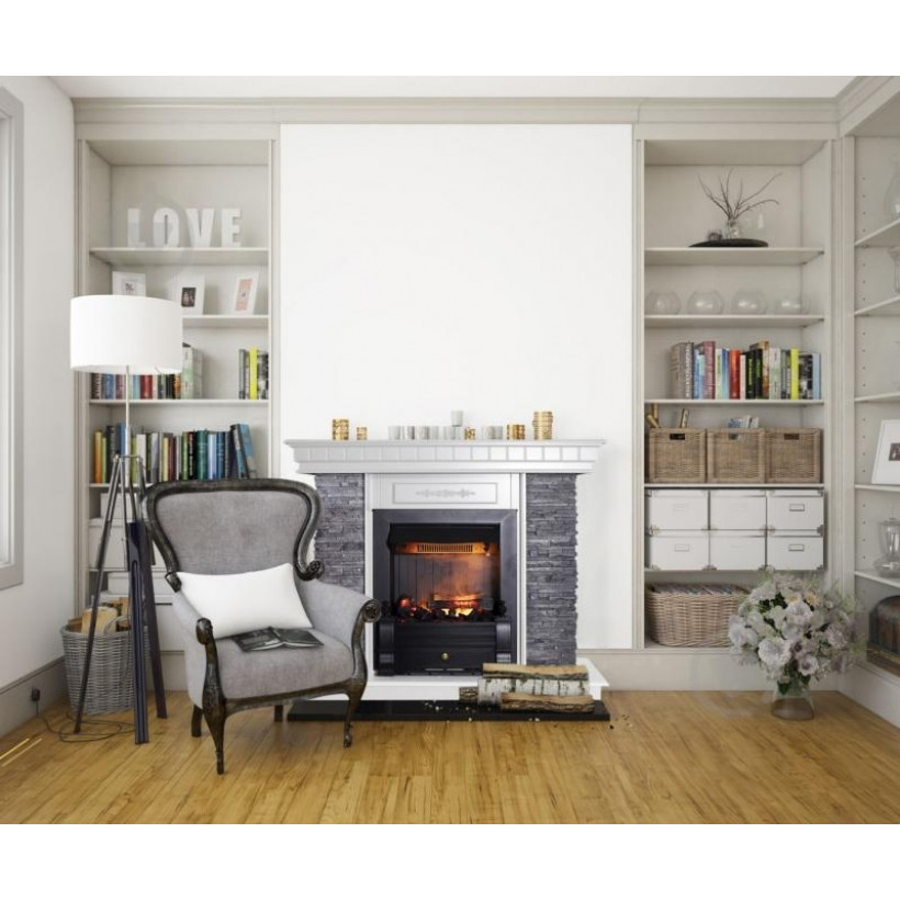 Каминокомплект ASTRA FLAME Манітоба Grey + Прометей