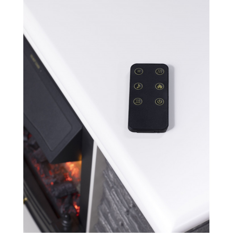 Каминокомплект ASTRA FLAME Манітоба Grey + Прометей