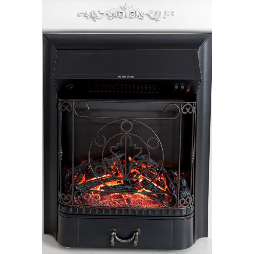 Каминокомплект ASTRA FLAME Мичиган + Inver Black