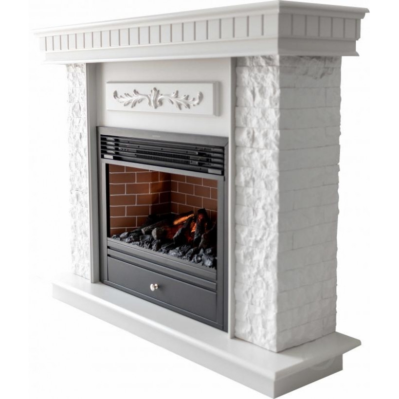 Камінокомплект ASTRA FLAME Нук White + Гефест