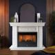 Камінокомплект ASTRA FLAME Нук White + Гефест