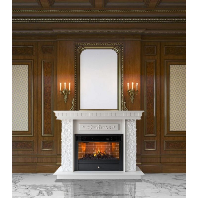 Камінокомплект ASTRA FLAME Нук White + Гефест