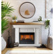Камінокомплект ASTRA FLAME Нук White + Гефест