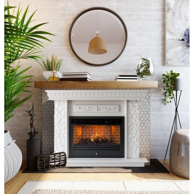 Камінокомплект ASTRA FLAME Нук White + Гефест