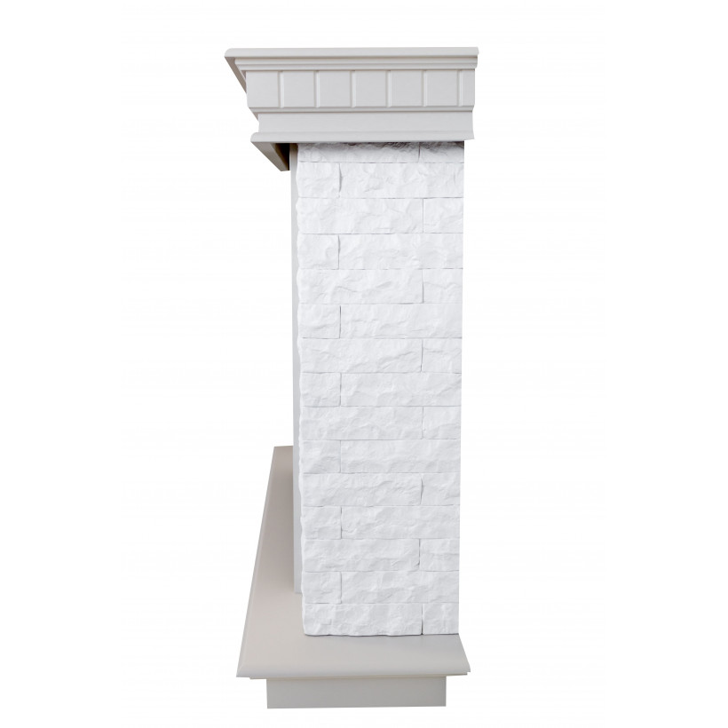 Каминокомплект ASTRA FLAME Нук White + Плутон