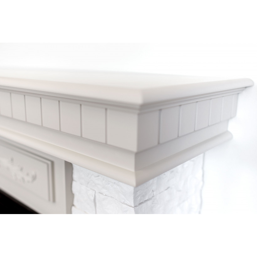 Каминокомплект ASTRA FLAME Нук White + Плутон