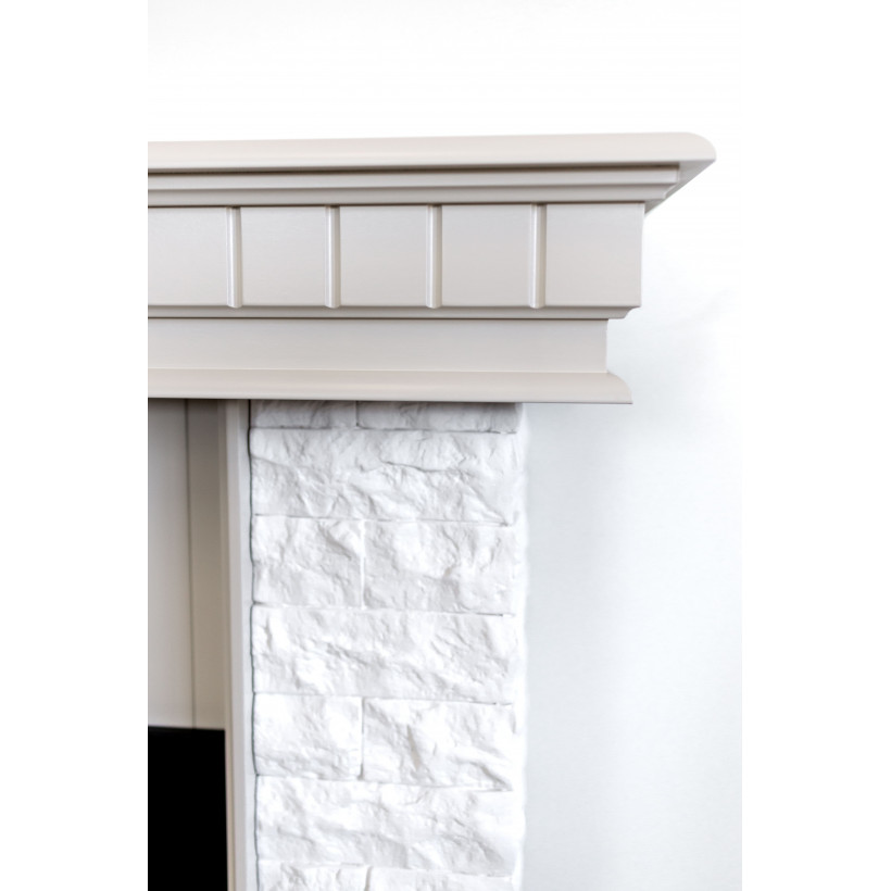 Каминокомплект ASTRA FLAME Нук White + Плутон