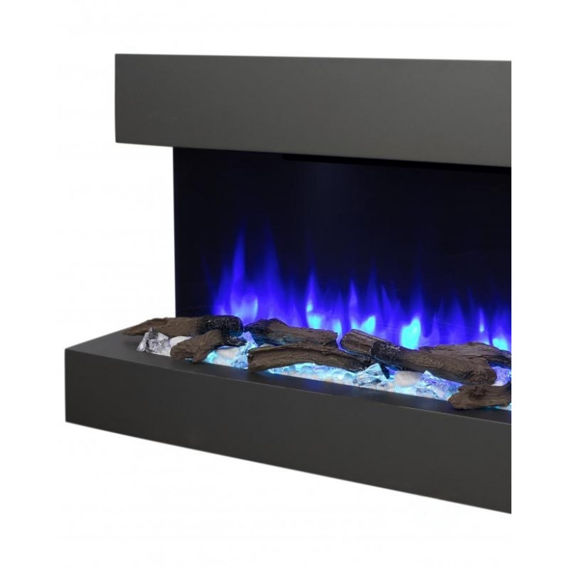 Каминокомплект ASTRA FLAME Нью-Йорк металлик