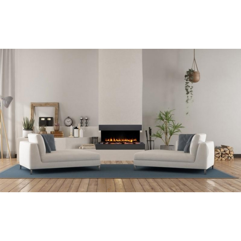 Каминокомплект ASTRA FLAME Нью-Йорк металлик