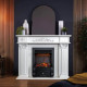 Каминокомплект ASTRA FLAME Сатурн White + Прометей