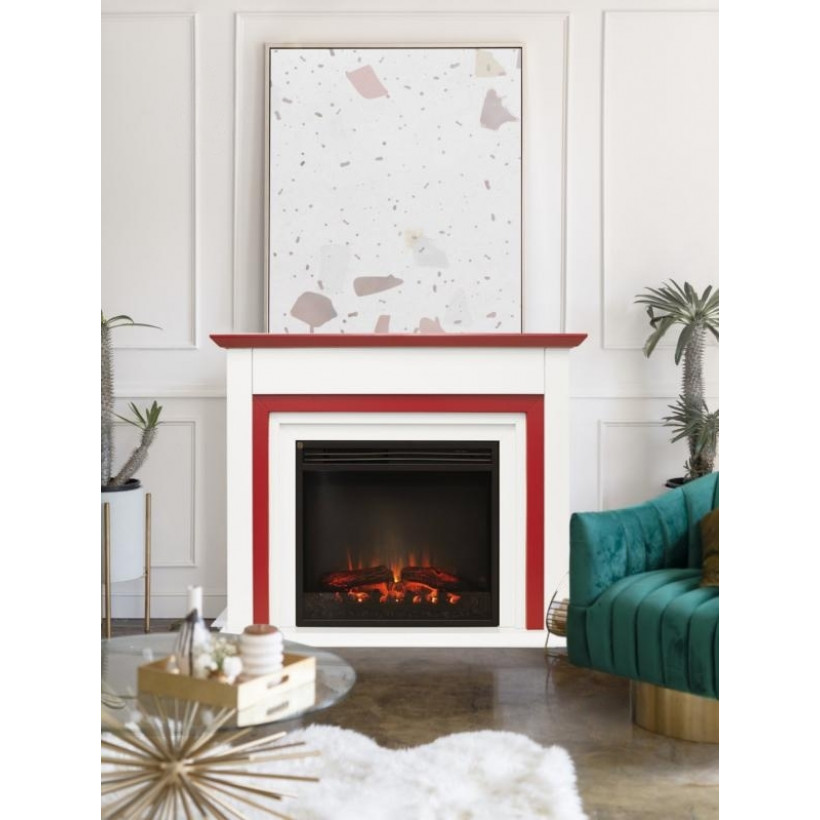 Каминокомплект ASTRA FLAME Техас красный