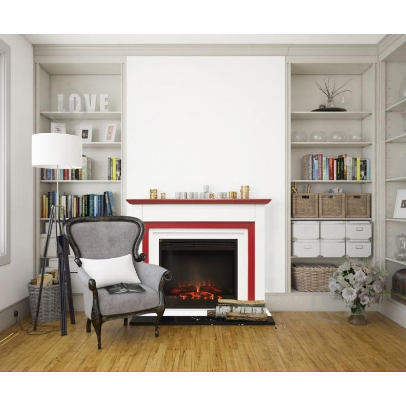 Каминокомплект ASTRA FLAME Техас красный