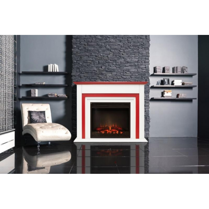 Каминокомплект ASTRA FLAME Техас красный