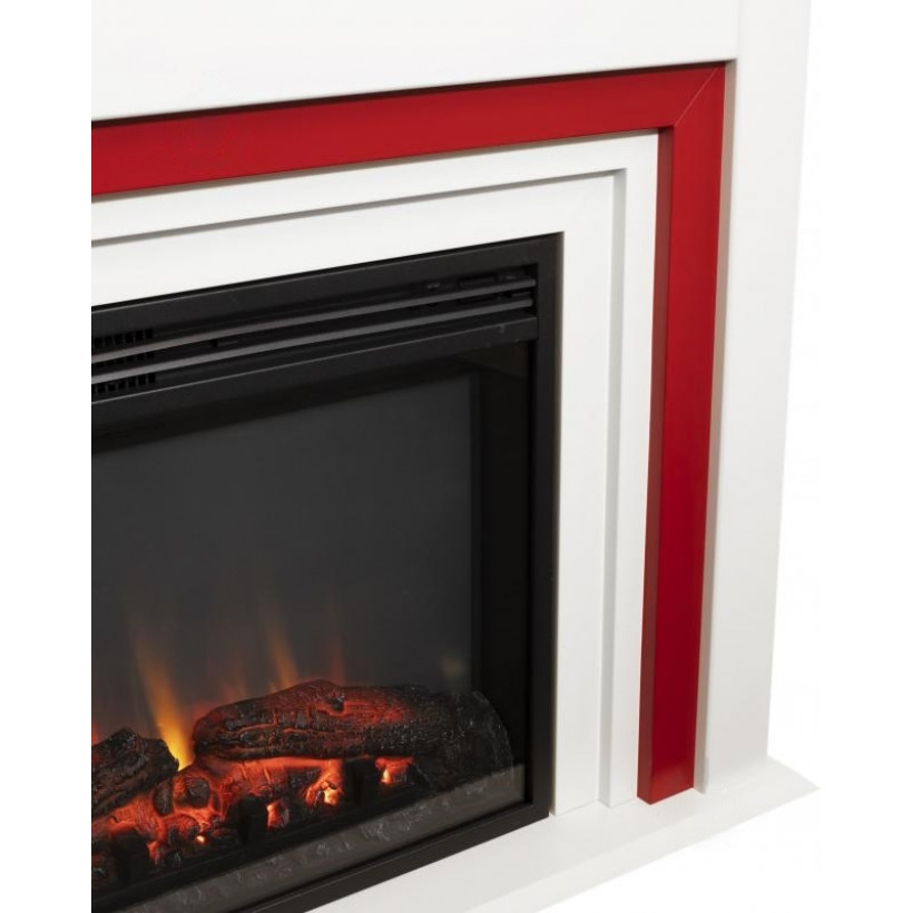 Каминокомплект ASTRA FLAME Техас красный