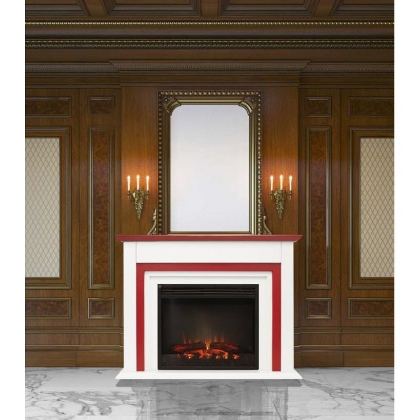Каминокомплект ASTRA FLAME Техас красный