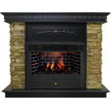 Каминокомплект ASTRA FLAME Юта Bronze + Плутон