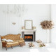 Каминокомплект ASTRA FLAME Манитоба Grey + Гефест