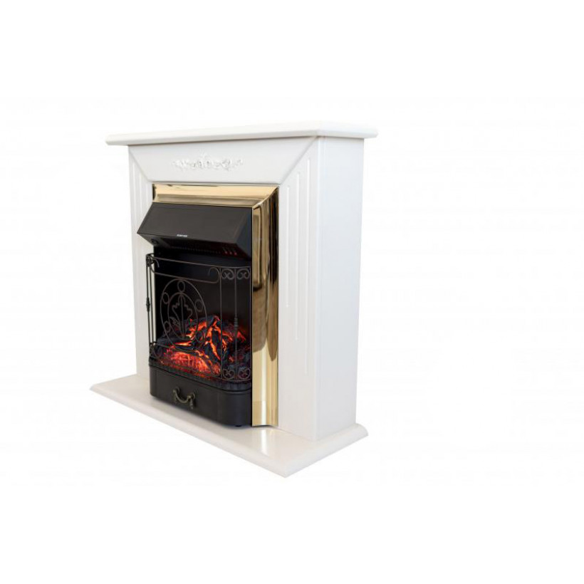 Каминокомплект ASTRA FLAME Мичиган + Inver Brass