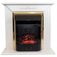 Каминокомплект ASTRA FLAME Мичиган + Inver Brass