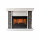 Каминокомплект ASTRA FLAME Манитоба Grey + Гефест