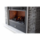 Каминокомплект ASTRA FLAME Манитоба Grey + Гефест