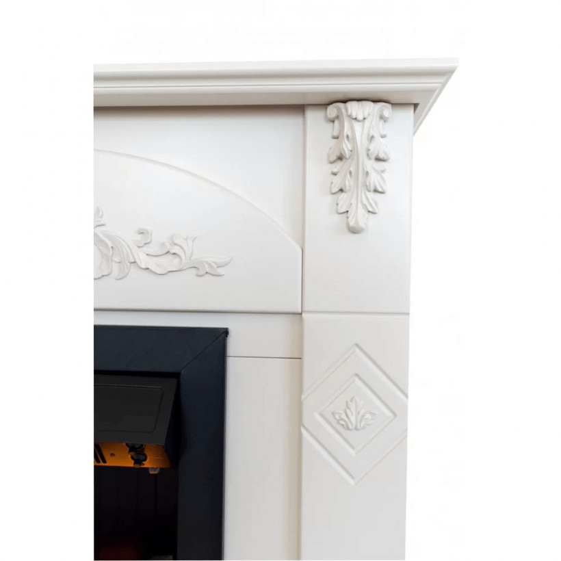 Каминокомплект ASTRA FLAME Мериленд White + Прометей