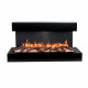 Каминокомплект ASTRA FLAME Нью Йорк BLACK