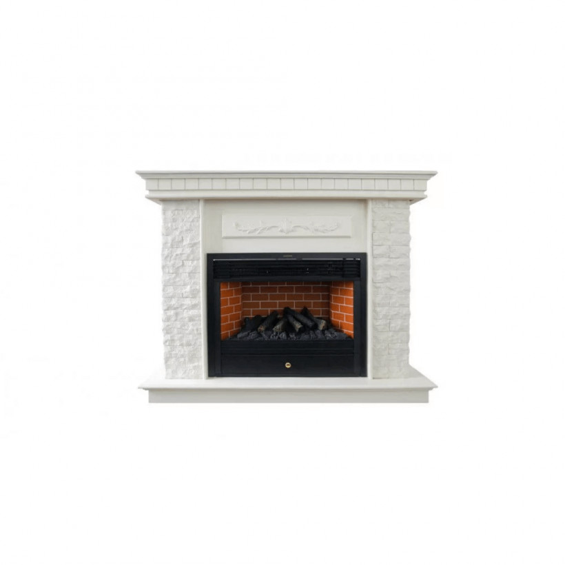 Камінокомплект ASTRA FLAME Нук White + Гефест