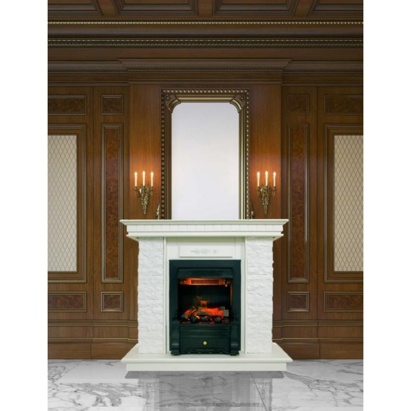Каминокомплект ASTRA FLAME Нук White + Прометей