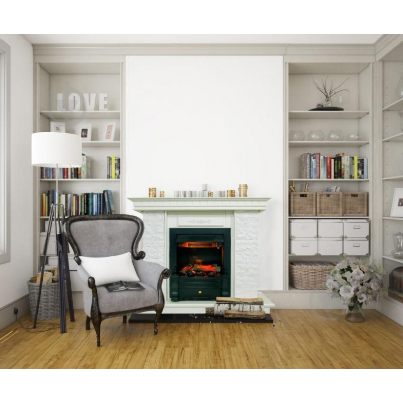 Каминокомплект ASTRA FLAME Нук White + Прометей
