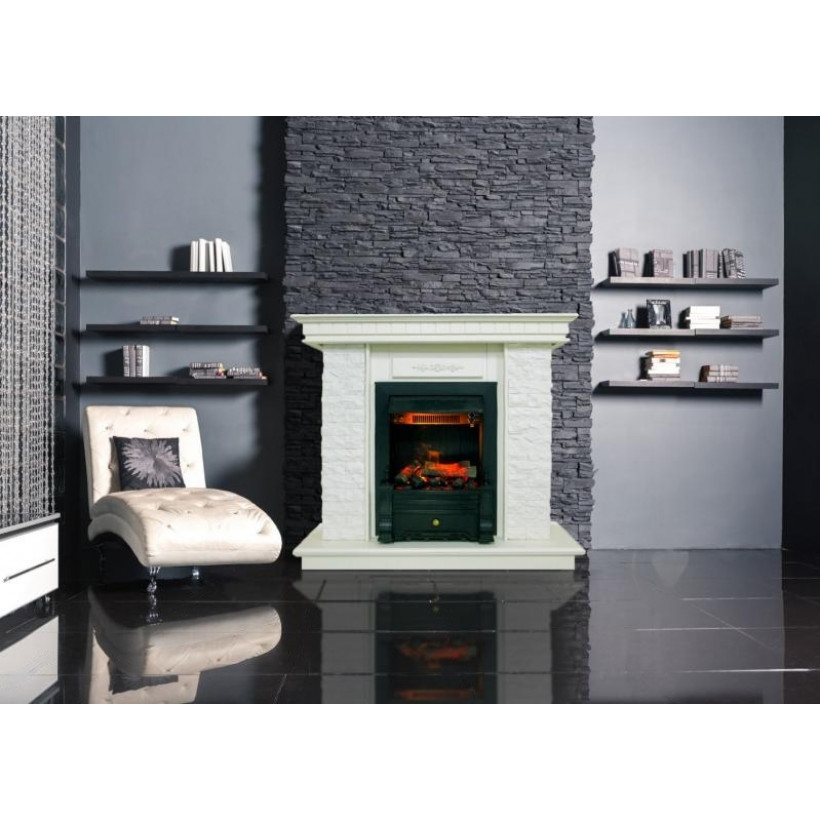 Каминокомплект ASTRA FLAME Нук White + Прометей