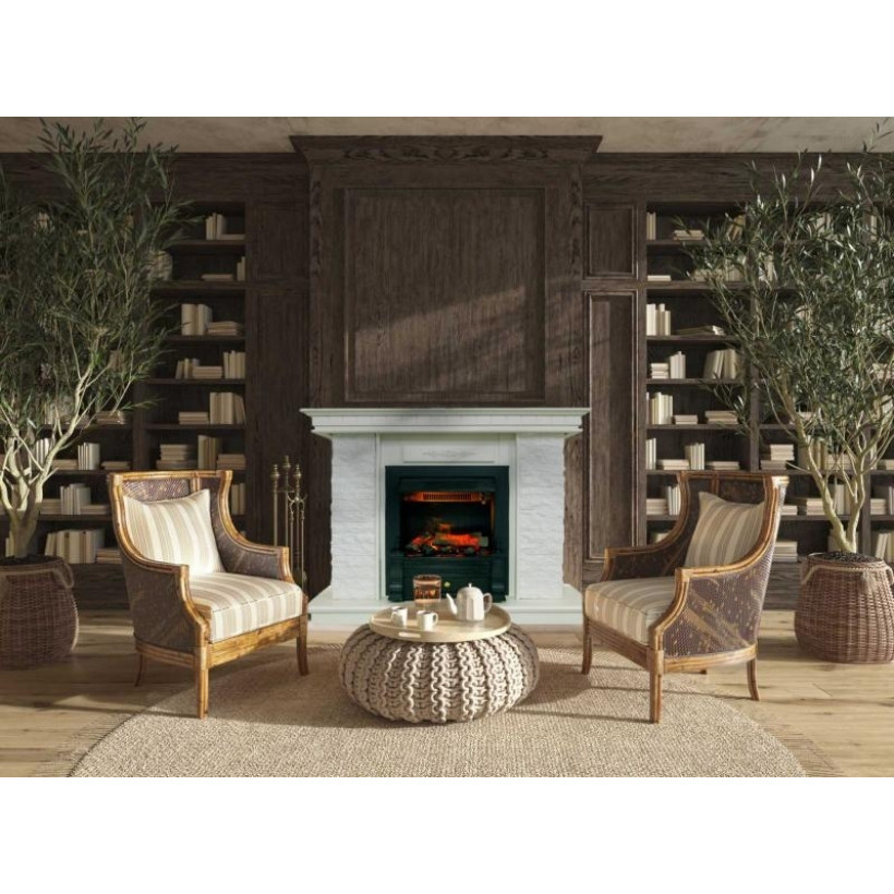 Каминокомплект ASTRA FLAME Нук White + Прометей