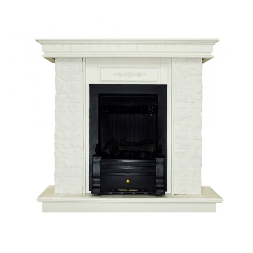 Каминокомплект ASTRA FLAME Нук White + Прометей