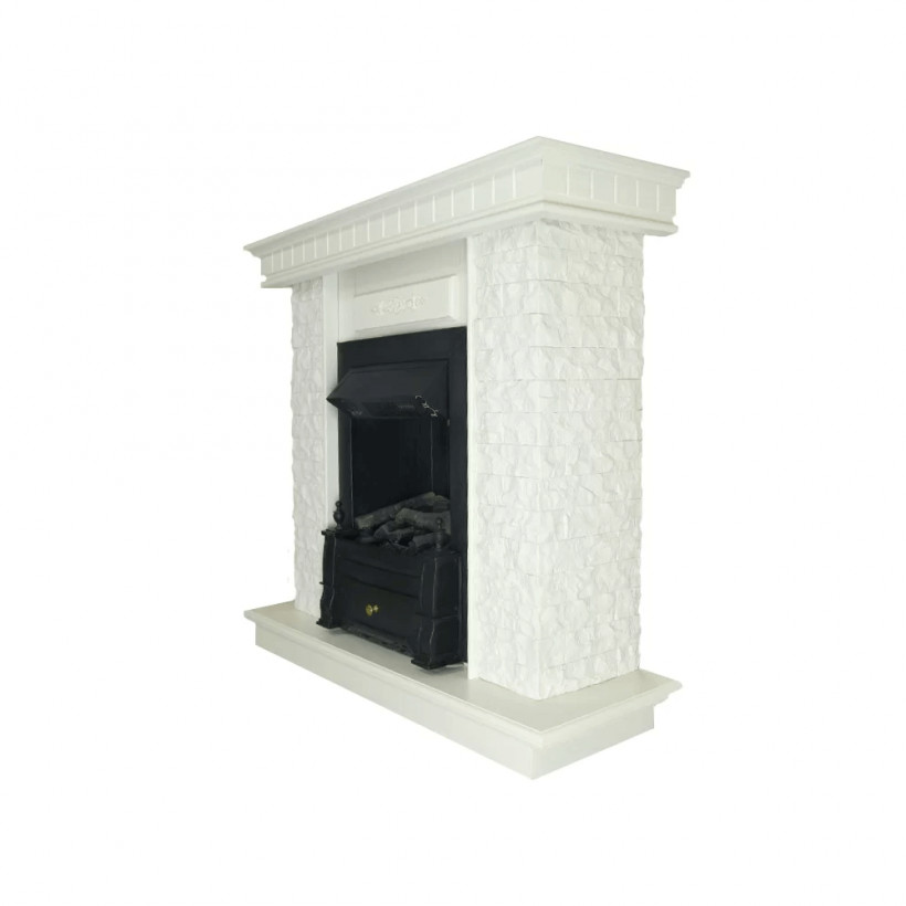Каминокомплект ASTRA FLAME Нук White + Прометей