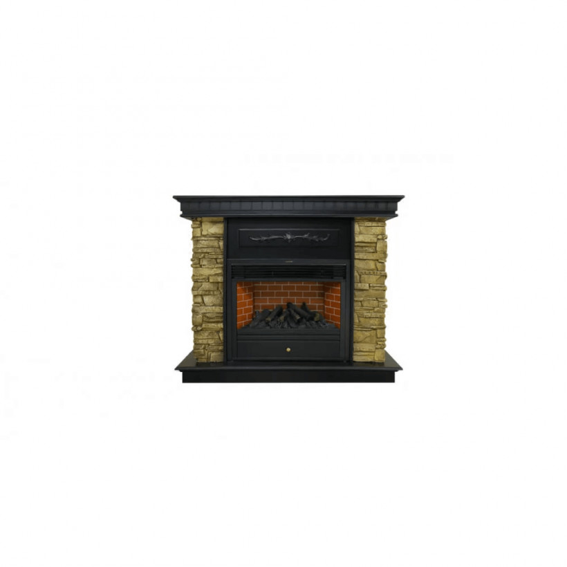 Каминокомплект ASTRA FLAME Юта Bronze + Гефест