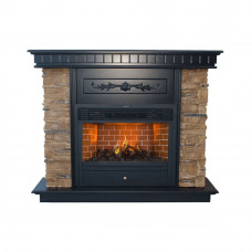 Каминокомплект ASTRA FLAME Юта Brown + Гефест