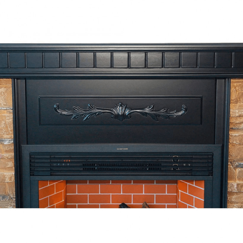 Каминокомплект ASTRA FLAME Юта Brown + Гефест